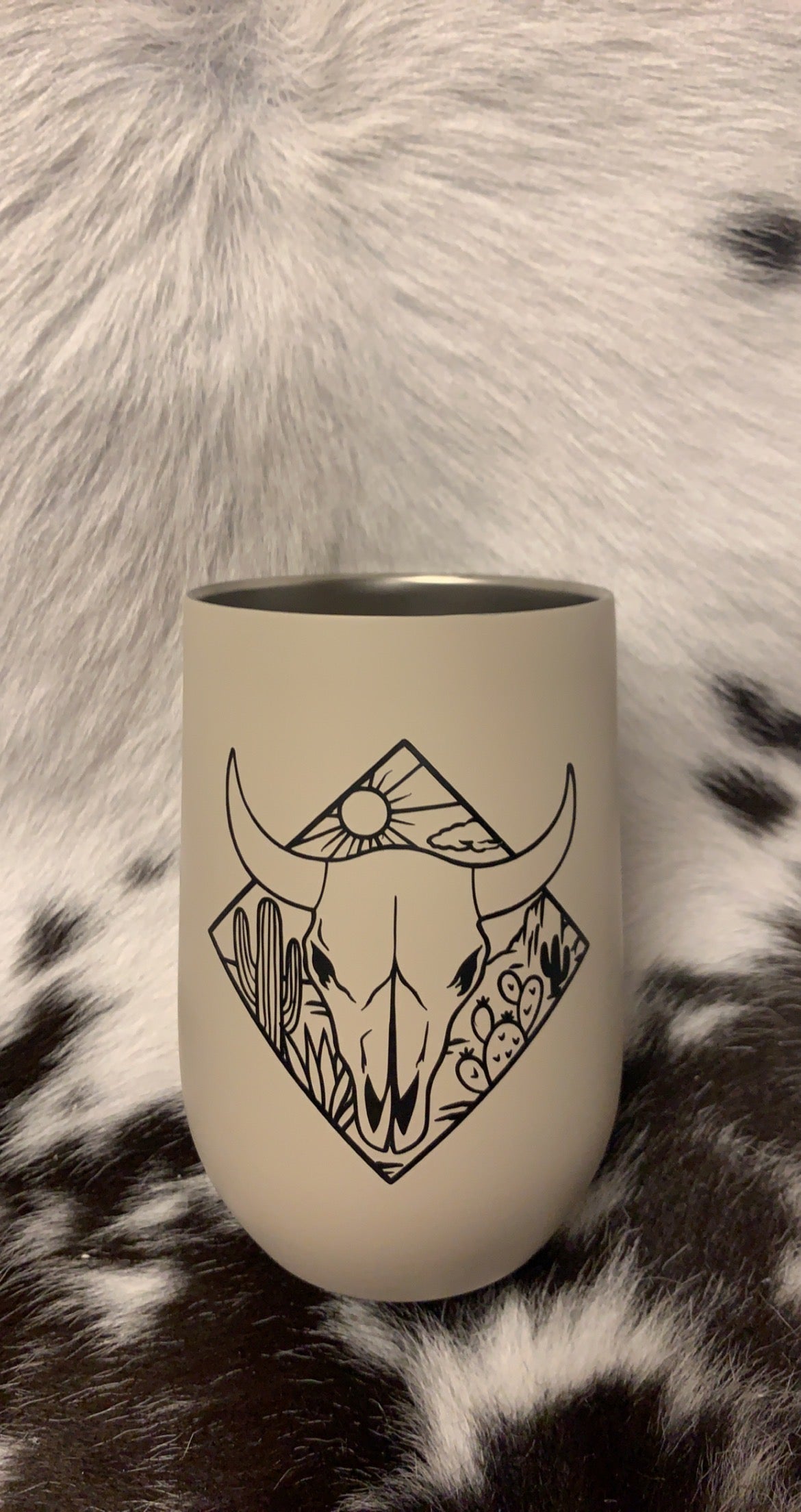 Longhorn Wine Tumbler